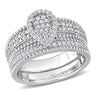 Ice Jewellery 1/3 CT Diamond Engagement Ring in Sterling Silver - 75000005733 | Ice Jewellery Australia