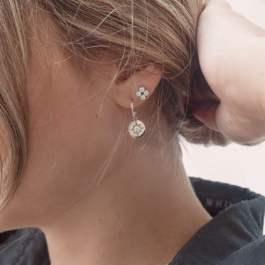 Georgini Stellar Lights Silver Twinkle Studs - IE845W | Ice Jewellery Australia