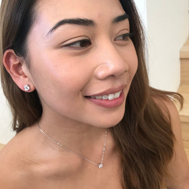 Georgini Silver Harlow Earrings - IE900W | Ice Jewellery Australia