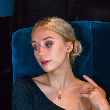 Georgini Luxe Indulgenza Earrings Rose Gold - IE946RG | Ice Jewellery Australia