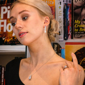 Georgini Luxe Indulgenza Earrings Silver - IE946W | Ice Jewellery Australia