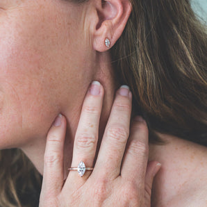 Georgini Heirloom Forever Earrings Rose Gold - IE952W | Ice Jewellery Australia
