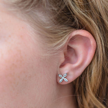 Georgini Heirloom Favoured Earrings Silver - IE955W | Ice Jewellery Australia