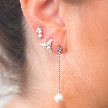 Georgini Heirloom Treasured Earrings Silver - IE956W | Ice Jewellery Australia