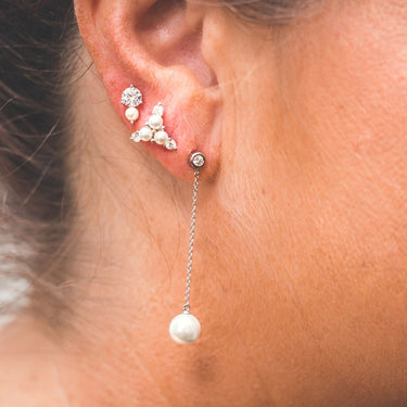 Georgini Heirloom Treasured Earrings Silver - IE956W | Ice Jewellery Australia