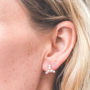 Georgini Heirloom Precious Earrings Rose Gold - IE957RG | Ice Jewellery Australia