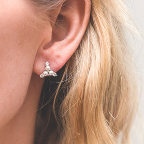 Georgini Heirloom Precious Earrings Silver - IE957W | Ice Jewellery Australia