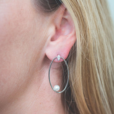 Georgini Heirloom Admired Earrings Silver - IE959W | Ice Jewellery Australia