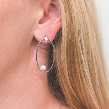 Georgini Heirloom Admired Earrings Silver - IE959W | Ice Jewellery Australia