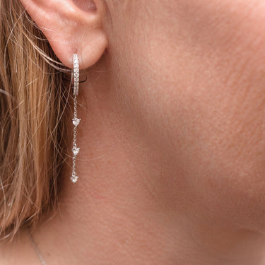 Georgini Heirloom Loved Earrings Silver - IE961W | Ice Jewellery Australia