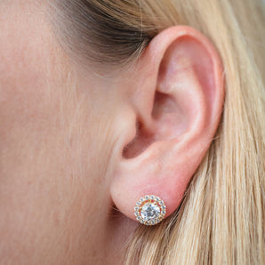 Georgini Heirloom Esteem Earrings Gold - IE964G | Ice Jewellery Australia
