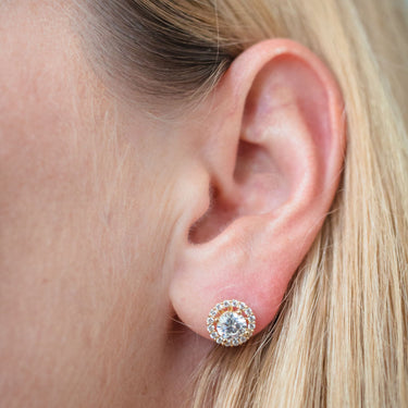 Georgini Heirloom Esteem Earrings Gold - IE964G | Ice Jewellery Australia