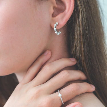 Georgini Heirloom Darling Earrings Silver - IE966W | Ice Jewellery Australia