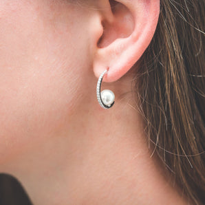Georgini Heirloom Legacy Earrings Silver - IE967W | Ice Jewellery Australia