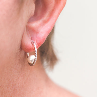 Georgini Heirloom Adored Earrings Silver - IE968W | Ice Jewellery Australia