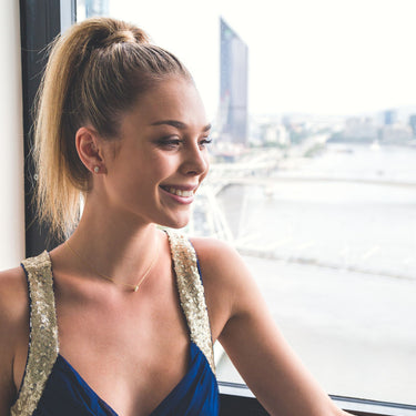 Georgini Aurora Glow Earrings Gold - IE973G | Ice Jewellery Australia