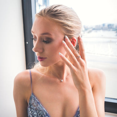 Georgini Aurora Glow Earrings Silver - IE973W | Ice Jewellery Australia