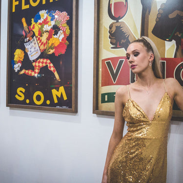 Georgini Aurora Celestial Earrings Gold - IE976G | Ice Jewellery Australia