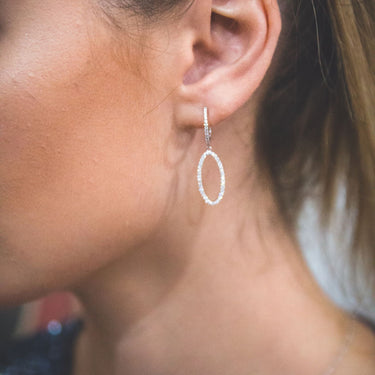 Georgini Aurora Celestial Earrings Silver - IE976W | Ice Jewellery Australia