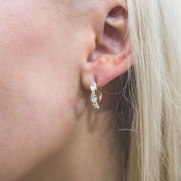 Georgini Aurora Glimmer Earrings Gold - IE977G | Ice Jewellery Australia