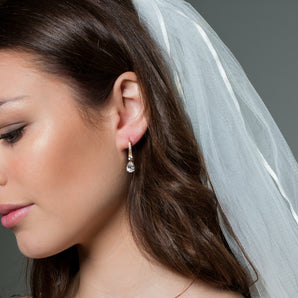 Georgini Iconic Bridal Elizabeth Earrings Gold - IE983G | Ice Jewellery Australia