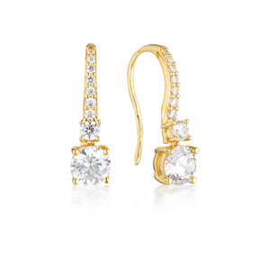 Georgini Iconic Bridal Daphne Earrings Gold - IE984G | Ice Jewellery Australia