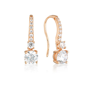 Georgini Iconic Bridal Daphne Earrings Rose Gold - IE984RG | Ice Jewellery Australia