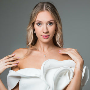 Georgini Iconic Bridal Eloise Pendant Gold - IP839G | Ice Jewellery Australia