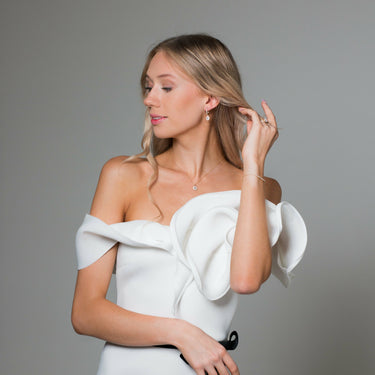 Georgini Iconic Bridal Eloise Earrings Gold - IE986G | Ice Jewellery Australia