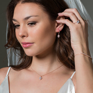Georgini Iconic Bridal Francesca Ring Rose Gold -  IR488RG | Ice Jewellery Australia
