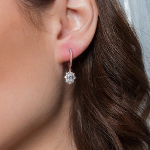 Georgini Iconic Bridal Eloise Earrings Rose Gold - IE986RG | Ice Jewellery Australia