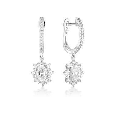 Georgini Iconic Bridal Eloise Earrings Silver - IE986W | Ice Jewellery Australia