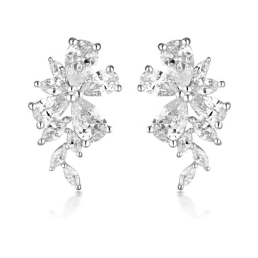 Georgini Iconic Bridal Hyacinth Earrings Silver - IE987W | Ice Jewellery Australia