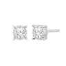 Ice Jewellery Stud Earrings with 0.25ct Diamond in 9K White Gold | Ice Jewellery Australia