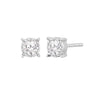 Ice Jewellery Stud Earrings with 0.10ct Diamond in 9K White Gold | Ice Jewellery Australia