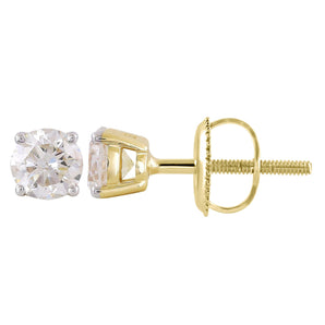 Ice Jewellery Stud Earrings with 0.75ct Diamonds in 9K Yellow Gold | Ice Jewellery Australia