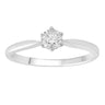 Ice Jewellery Solitaire Ring with 0.33ct Diamonds in 9K White Gold -  IGR-17744-033-W | Ice Jewellery Australia