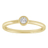 Ice Jewellery Solitaire Ring with 0.10ct Diamond in 9K Yellow Gold -  IGR-23262-0.10-Y | Ice Jewellery Australia