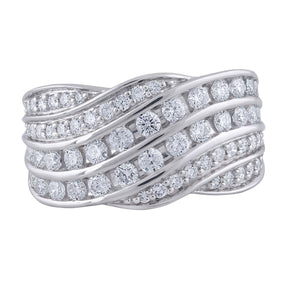 Ice Jewellery Ring with 0.97ct Diamond in 9K White Gold -  IGR-25875-W | Ice Jewellery Australia