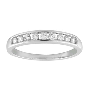 Ice Jewellery Ring with 0.20ct Diamond in 9K White Gold -  IGR-35682-W | Ice Jewellery Australia
