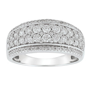 Ice Jewellery Ring with 1ct Diamonds in 18K White Gold -  IGR-37057-100-W | Ice Jewellery Australia