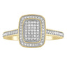 Ice Jewellery Ring with 0.20ct Diamond in 9K Yellow Gold -  IGR-38202-020-Y | Ice Jewellery Australia