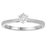Ice Jewellery Solitaire Ring with 0.33ct Diamonds in 9K White Gold -  IGR-38249-033-W | Ice Jewellery Australia