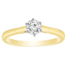 Ice Jewellery Diamond Solitaire Ring with 0.50ct Diamonds in 18K Yellow Gold - IGR-38249-050-18Y | Ice Jewellery Australia