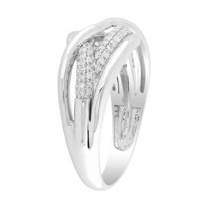 Ice Jewellery Ring with 0.33ct Diamonds in 9K White Gold -  IGR-38853-033-W | Ice Jewellery Australia