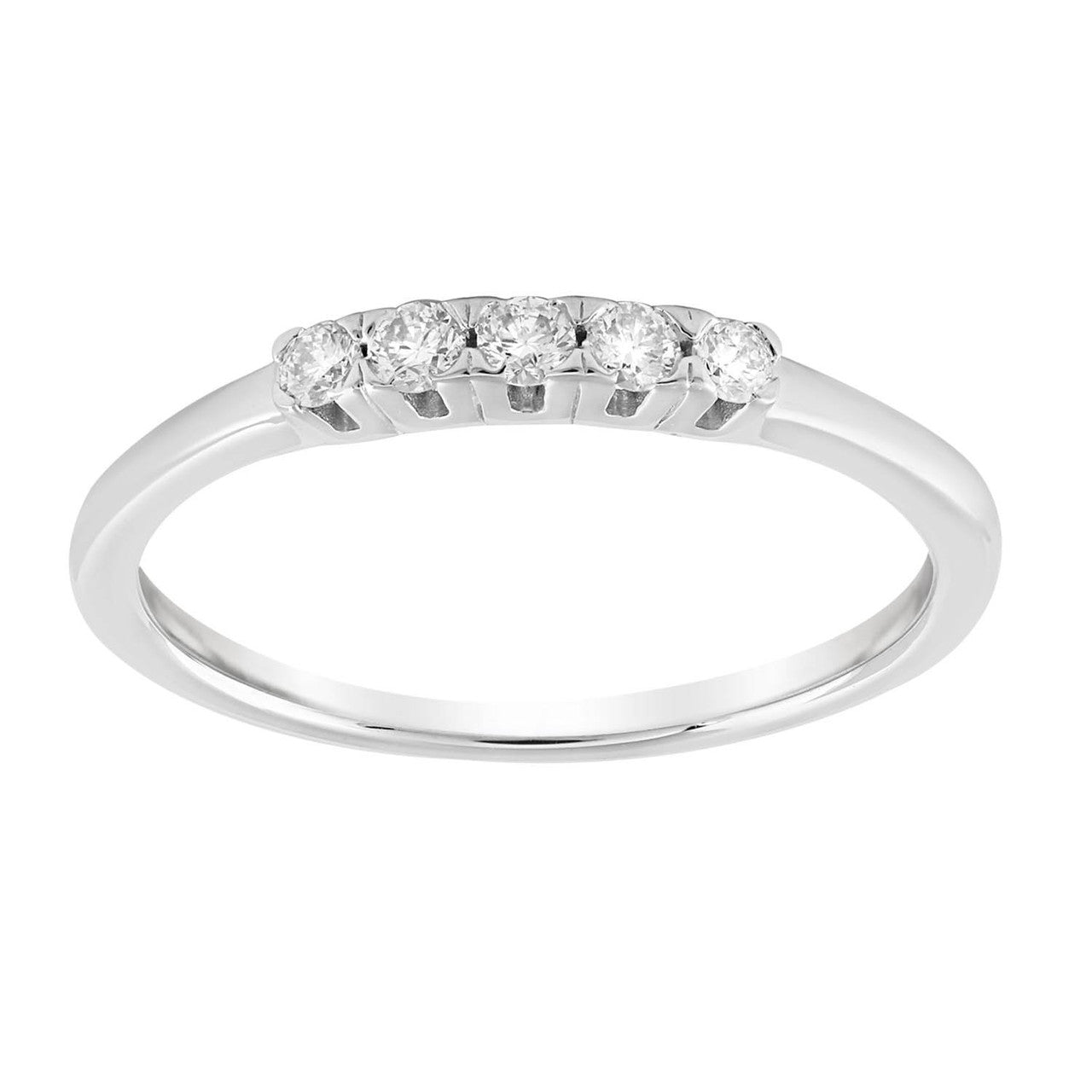 Ice Jewellery Ring with 0.15ct Diamonds in 9K White Gold -  IGR-39992-W | Ice Jewellery Australia