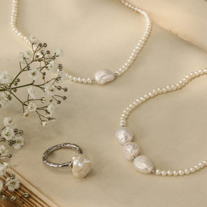 Bianc Aphrodite Pearl Necklace - 30100586 | Ice Jewellery Australia