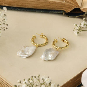 Bianc Nautica Pearl Earrings - 10100658 | Ice Jewellery Australia