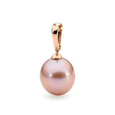 Ikecho Australia 9ct Rose Gold Natural Pink Edison Freshwater Pearl 13mm Enhancer - IP012-PRG-EDI | Ice Jewellery Australia