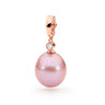 Ikecho Australia 9ct Rose Gold Natural Pink Edison 13mm Enhancer Diamond 0.05ct - IP111-PRG-EDI | Ice Jewellery Australia